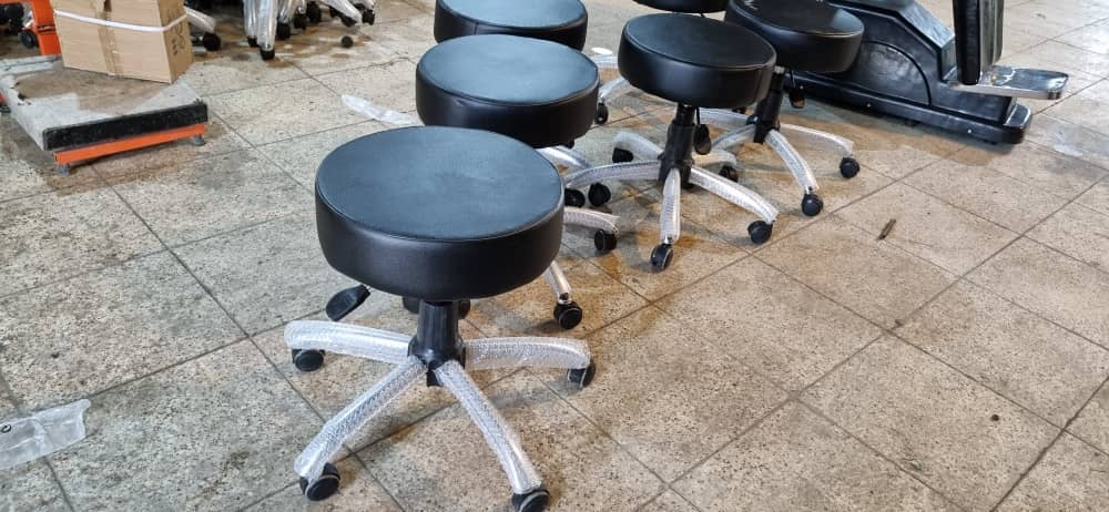 صندلی آرایشگاهی گردون چرخ دار جک دار شرکتی ارسال به سراسر ایران