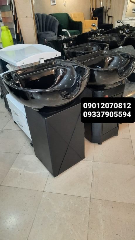 سرشور آرایشگاهی مبلی ایستاده بغل چرم همراه سنگ و شیرآلات ارسال به سراسر ایران امکان خرید حضوری