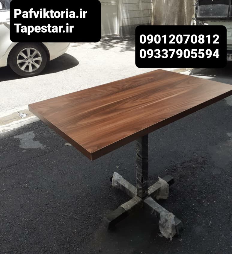 میز کافه رستوران کافی شاپ طباخی صلیبی فلز سنگین ارسال به سراسر ایران امکان خرید حضوری