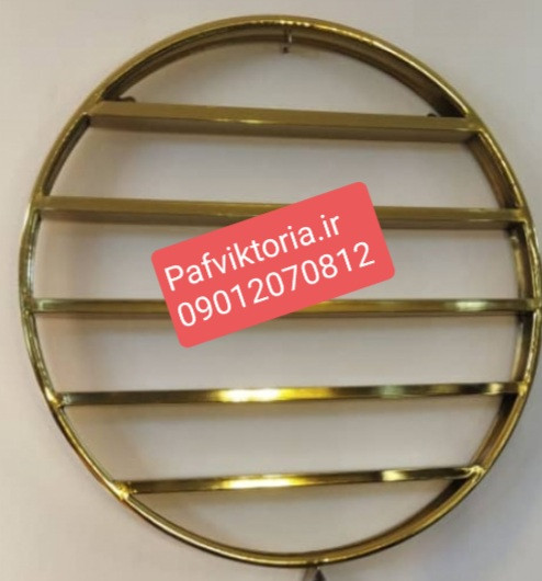 استند لاک آرایشگاهی دیواری مشکی طلایی استیل ارسال به سراسر ایران امکان خرید حضوری